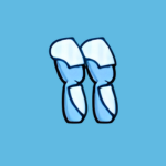 blue crystal legs