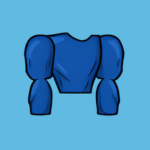 blue shirt