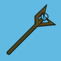 blue sphere staff