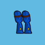blue wizard pants