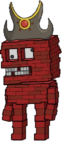 brick monster pointed pirate hat