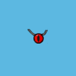 demon eye pendant
