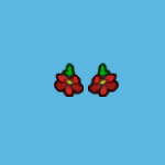 flower earrings