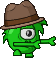 green walker detective hat