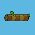 palm tree log
