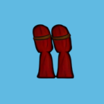 red wizard pants